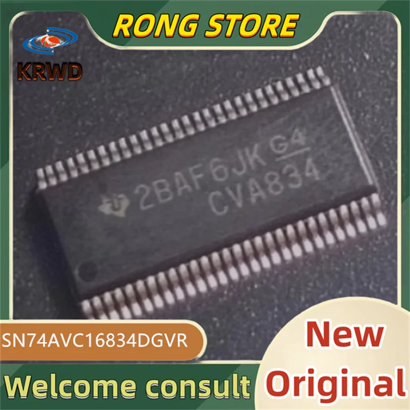 10PCS CVA834 New and Original Chip IC SN74AVC16834DGVR SN74AVC16834DG 74AVC16834 TSSOP-56 
10PCS CVA834 New and Original Chip IC SN74AVC16834DGVR SN74AVC16834DG 74AVC16834 TSSOP-56
