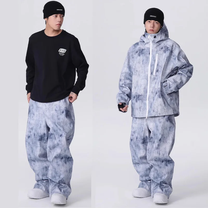 2025 Outside Baggy Fashion Style Winter Women's Sports Suit Ski Clothing Man Windproof Wear-resistant Jackets Pants Ski Overalls
2025 Outside Baggy Fashion Style Winter Women's Sports Suit Ski Clothing Man Windproof Wear-resistant Jackets Pants Ski Overalls
