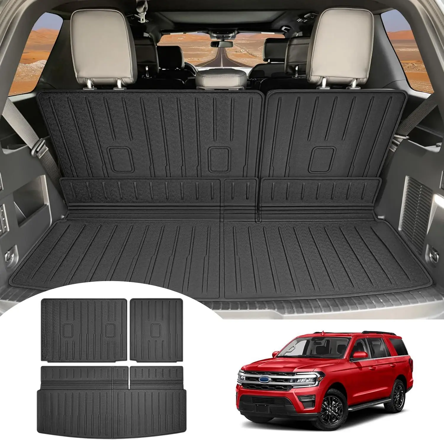 Cargo and Seat Back Protection for SUVs (2018 - 2024), TPE Material, Black, All - Weather Fit
Cargo and Seat Back Protection for SUVs (2018 - 2024), TPE Material, Black, All - Weather Fit