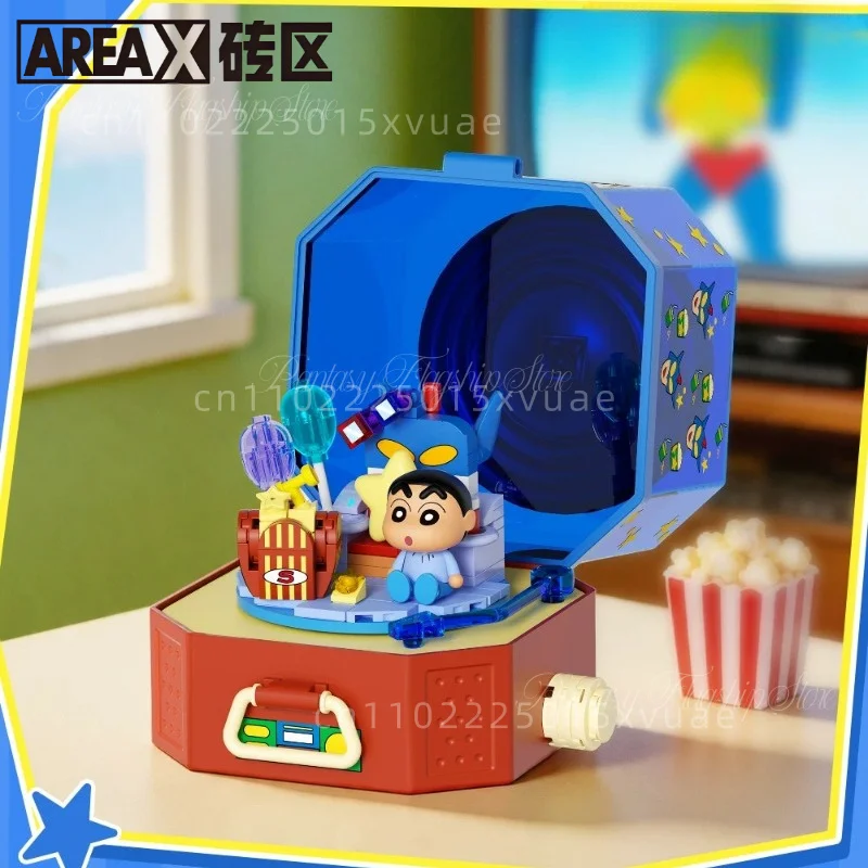 New AREAX Crayon Shin-chan Building Blocks Anime Rotate Record Player Assembly Model Toys Desktop Decoration Collectible Gifts
New AREAX Crayon Shin-chan Building Blocks Anime Rotate Record Player Assembly Model Toys Desktop Decoration Collectible Gifts