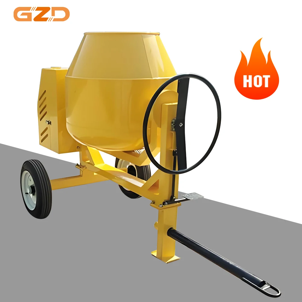 GZD China Concrete Mixing Machine Mobile 2 Wheels 350L Mini Self Loading Concrete Mixers
GZD China Concrete Mixing Machine Mobile 2 Wheels 350L Mini Self Loading Concrete Mixers