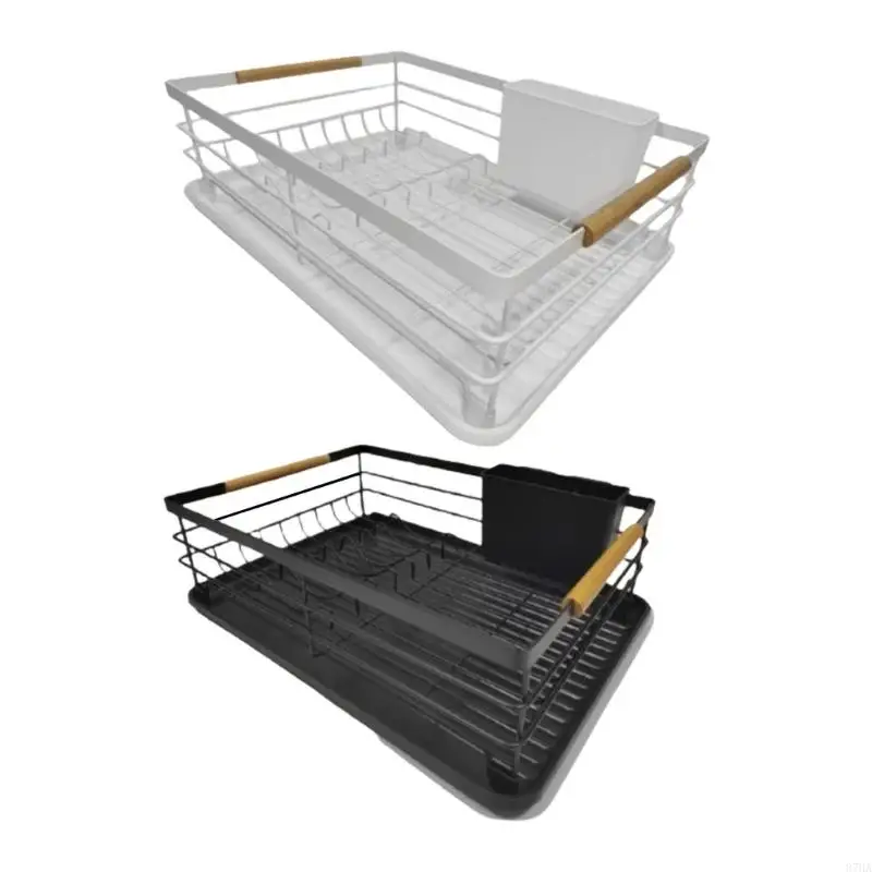 Retro Styles Kitchen Dish Drying Rack With Handles and Drip Tray Accessory for Plates Cutlery Pots and Pans Storage 87HA
Retro Styles Kitchen Dish Drying Rack With Handles and Drip Tray Accessory for Plates Cutlery Pots and Pans Storage 87HA