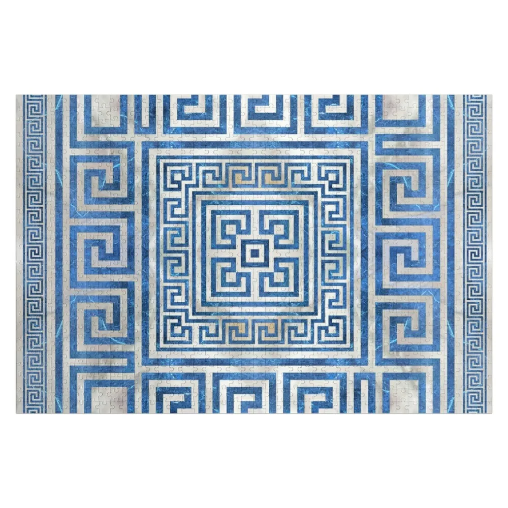 Greek Key Ornament - Greek Meander - Blue Marble Jigsaw Puzzle Personalized Gift Toys For Children Puzzle
Greek Key Ornament - Greek Meander - Blue Marble Jigsaw Puzzle Personalized Gift Toys For Children Puzzle