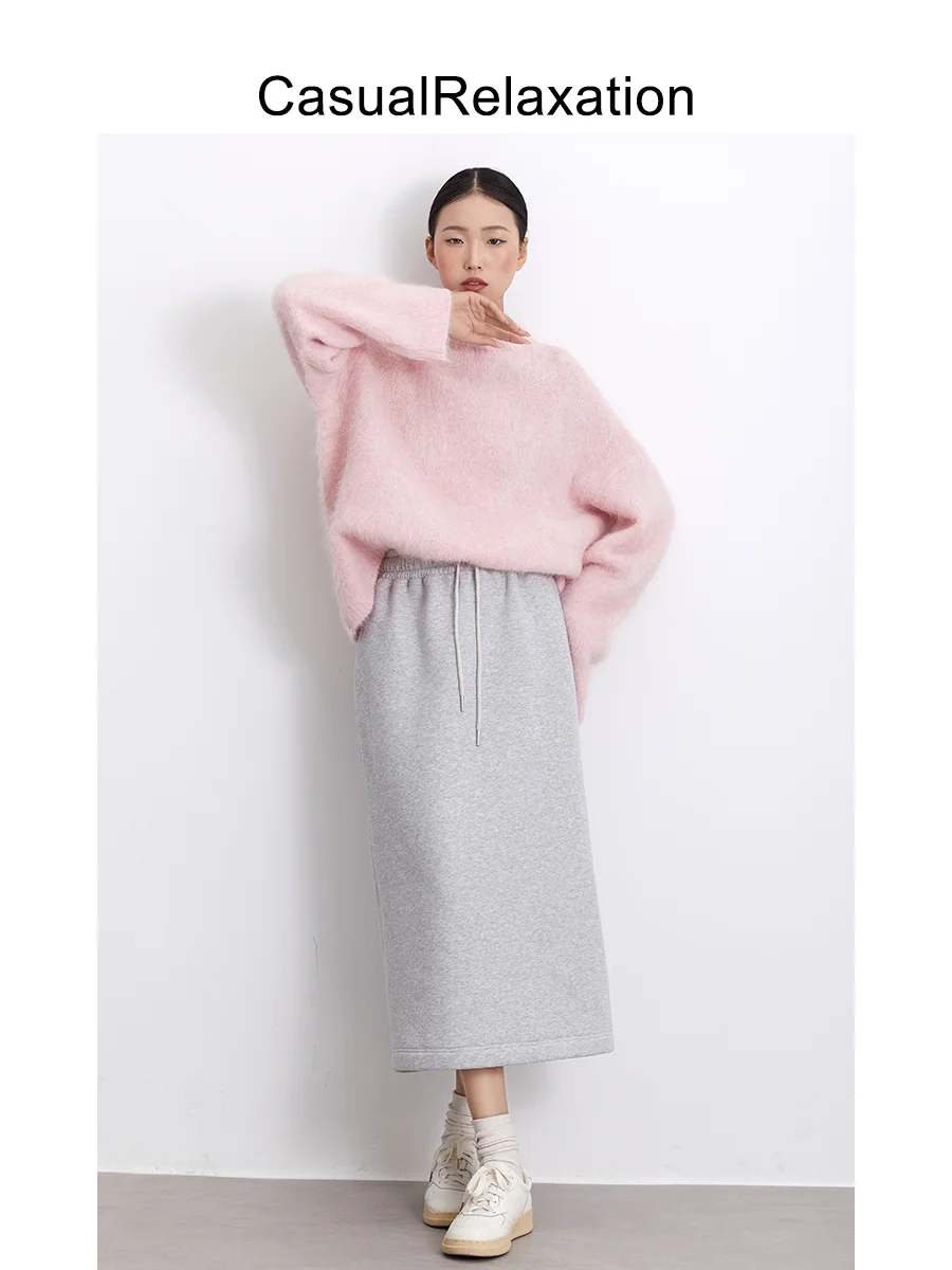 Модная спортивная юбка с эластичной талией и разрезом сзади, повседневная, универсальная, осенне-зимняя, новинка, женская юбка
Модная спортивная юбка с эластичной талией и разрезом сзади, повседневная, универсальная, осенне-зимняя, новинка, женская юбка