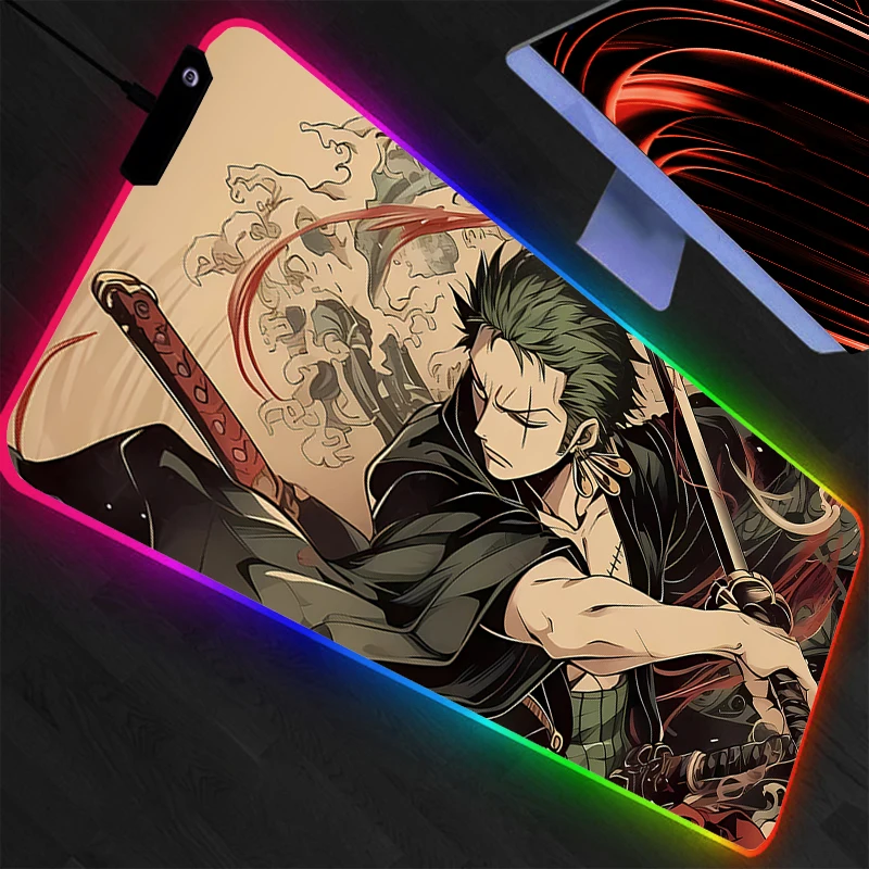 RGB Backlight Mouse Pad One Piece Anime Gabinete Gamer Computer LED Desk Mat Keyboard Gaming Accessories Mousepad
RGB Backlight Mouse Pad One Piece Anime Gabinete Gamer Computer LED Desk Mat Keyboard Gaming Accessories Mousepad