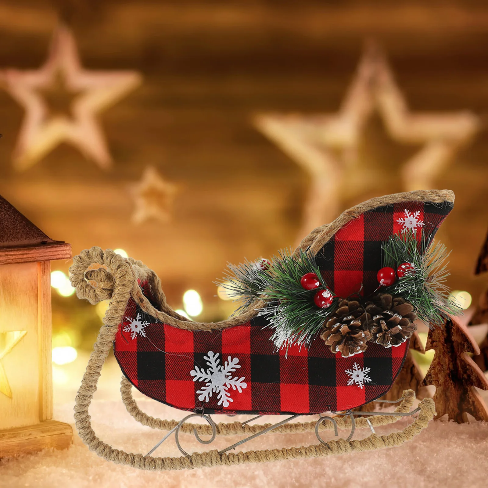 Christmas Iron Sleigh Car Decoration Ornaments Desktop Xmas Table Adornment Socks Gift
Christmas Iron Sleigh Car Decoration Ornaments Desktop Xmas Table Adornment Socks Gift