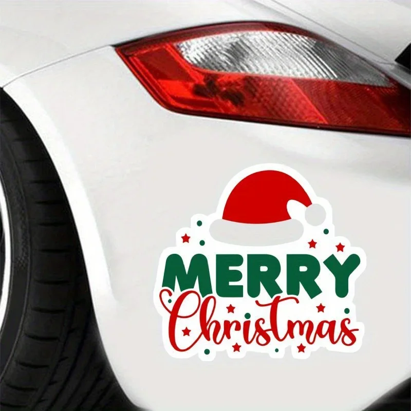1PC "Merry Christmas Santa Hat" Car Motorcycle Sticker, Unique Festive Design Decal for Vehicle, Joyful Auto Decoration
1PC "Merry Christmas Santa Hat" Car Motorcycle Sticker, Unique Festive Design Decal for Vehicle, Joyful Auto Decoration