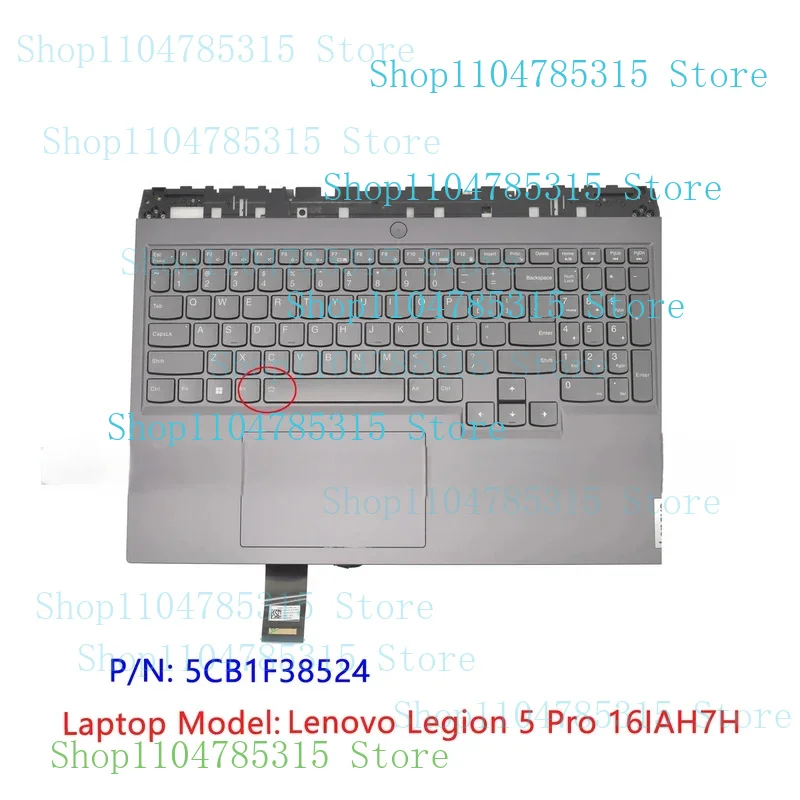 Gray Orig New For Lenovo Legion 5 Pro 16IAH7H Laptop Top Palmrest Upper Case US Keyboard C Shell W/ Backlit 5CB1F38524
Gray Orig New For Lenovo Legion 5 Pro 16IAH7H Laptop Top Palmrest Upper Case US Keyboard C Shell W/ Backlit 5CB1F38524
