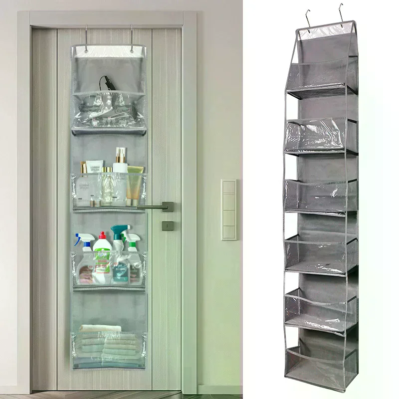 4 Layers Grey PVC Storage Hanging Bag Multi Functional Fabric Storage Bag Organizer Behind Door 1Pc
4 Layers Grey PVC Storage Hanging Bag Multi Functional Fabric Storage Bag Organizer Behind Door 1Pc