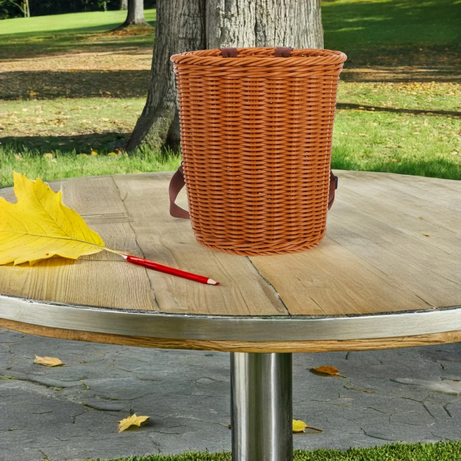 Picnic Basket Handmade Lightweight Pp Woven Backpack Shoulder Straps Outdoor Garden Tea Fruit Harvesting Portable Storage
Picnic Basket Handmade Lightweight Pp Woven Backpack Shoulder Straps Outdoor Garden Tea Fruit Harvesting Portable Storage