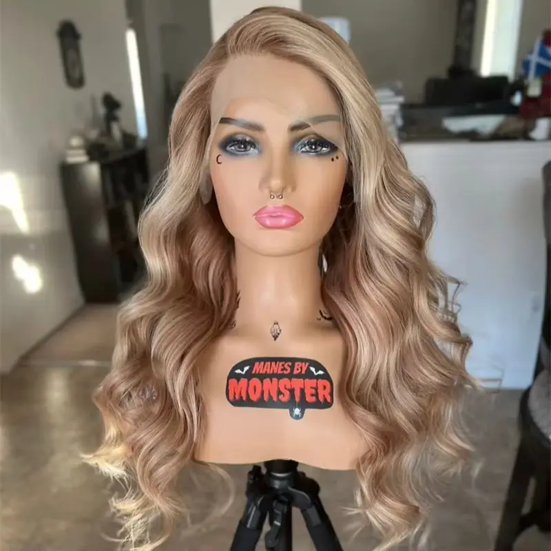 Warm Tone Honey Blonde with Medium Brown Balayage Glueless HD Lace Front Wig 100% Virgin Human Hair Natural Preplucked Hairline
Warm Tone Honey Blonde with Medium Brown Balayage Glueless HD Lace Front Wig 100% Virgin Human Hair Natural Preplucked Hairline