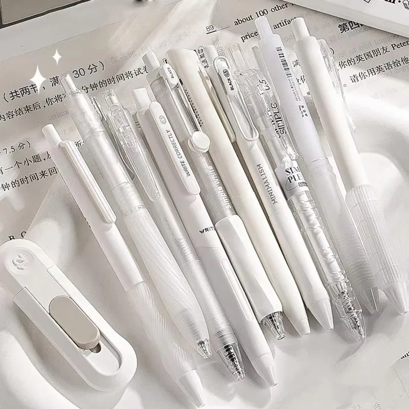 5Pcs Simplicity Fashion Gel Pen Set Solid Color Cute Quick Drying Neutral Pens Lovely Student Stationery School Office Supplies
5Pcs Simplicity Fashion Gel Pen Set Solid Color Cute Quick Drying Neutral Pens Lovely Student Stationery School Office Supplies