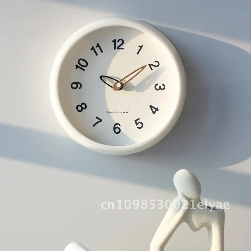 Modern Mute Wall Clock round Shape Cream Style Small Decorative Clock for Living Room Bedroom Battery Powered Punch-Free Design
Modern Mute Wall Clock round Shape Cream Style Small Decorative Clock for Living Room Bedroom Battery Powered Punch-Free Design