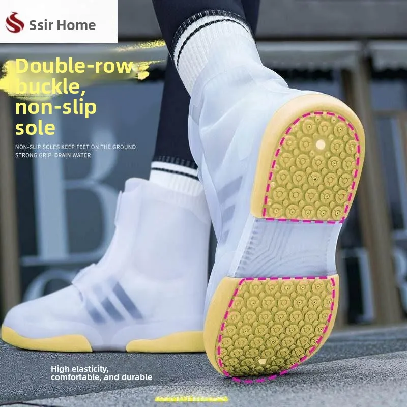 Waterproof Silicone Shoe Covers for Rain Women's Style Wear-Resistant Anti-Slip Transparent Men's Rain Boots Outdoor Use
Waterproof Silicone Shoe Covers for Rain Women's Style Wear-Resistant Anti-Slip Transparent Men's Rain Boots Outdoor Use