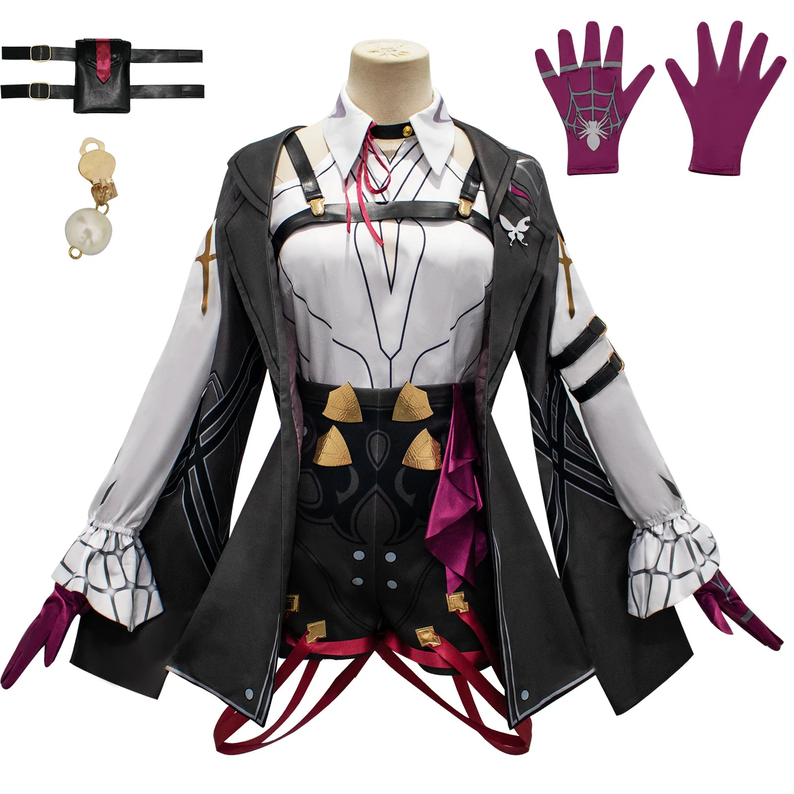 Kafka Cosplay Costume Honkai Star Rail Carnival Uniform Wig Anime Halloween Costumes Women Game
Kafka Cosplay Costume Honkai Star Rail Carnival Uniform Wig Anime Halloween Costumes Women Game