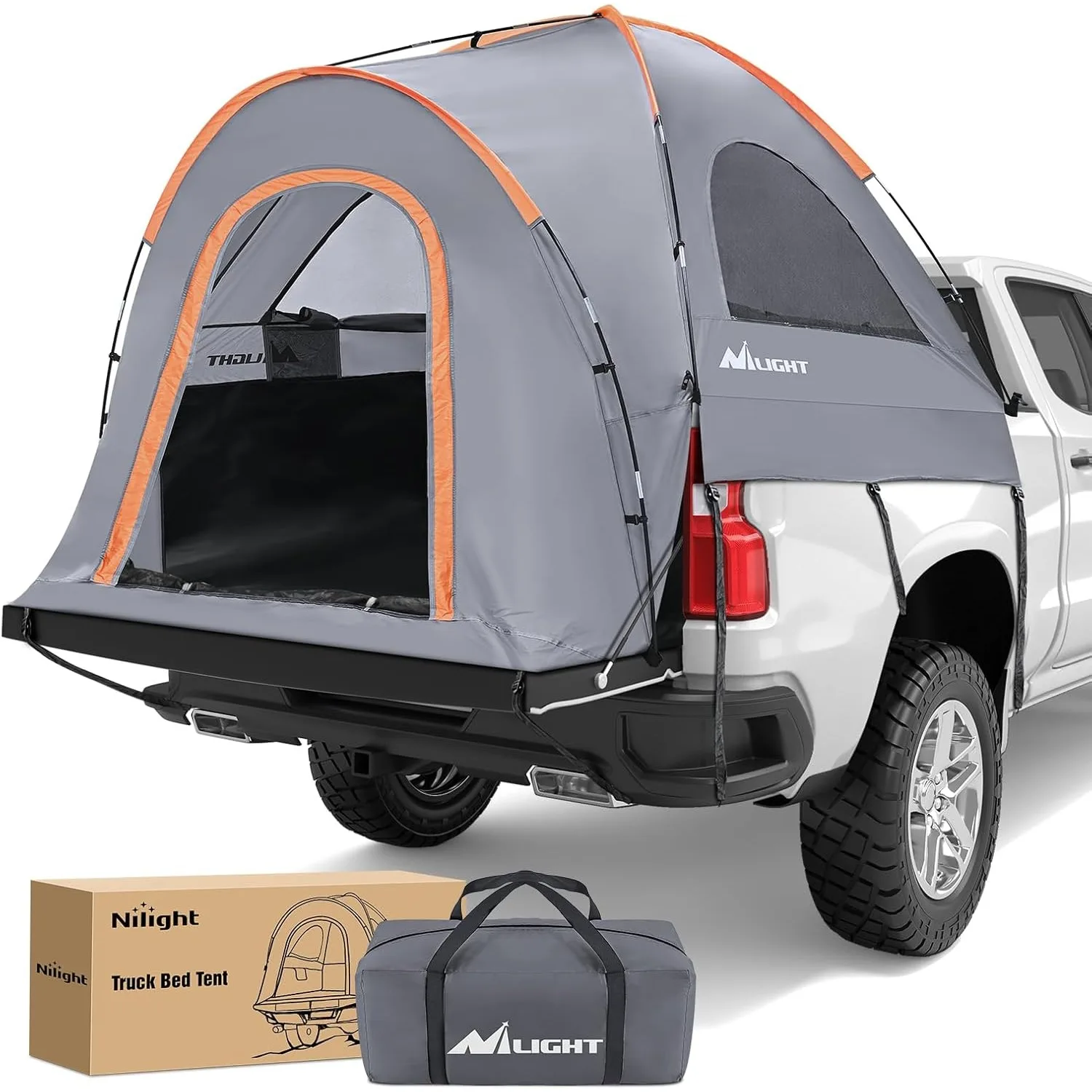 Nilight Truck Bed Tent, Pickup Tent 2 Person Waterproof PU2000mm Double Layer for Full Size Truck Camping Outdoor Travel, 8-8.5FT / 5.2-5.8 FT / 6.4-6.7 FT, Portable Pickup Camping Tent for Outdoor Road Trip Adventure
Nilight Truck Bed Tent, Pickup Tent 2 Person Waterproof PU2000mm Double Layer for Full Size Truck Camping Outdoor Travel, 8-8.5FT / 5.2-5.8 FT / 6.4-6.7 FT, Portable Pickup Camping Tent for Outdoor Road Trip Adventure