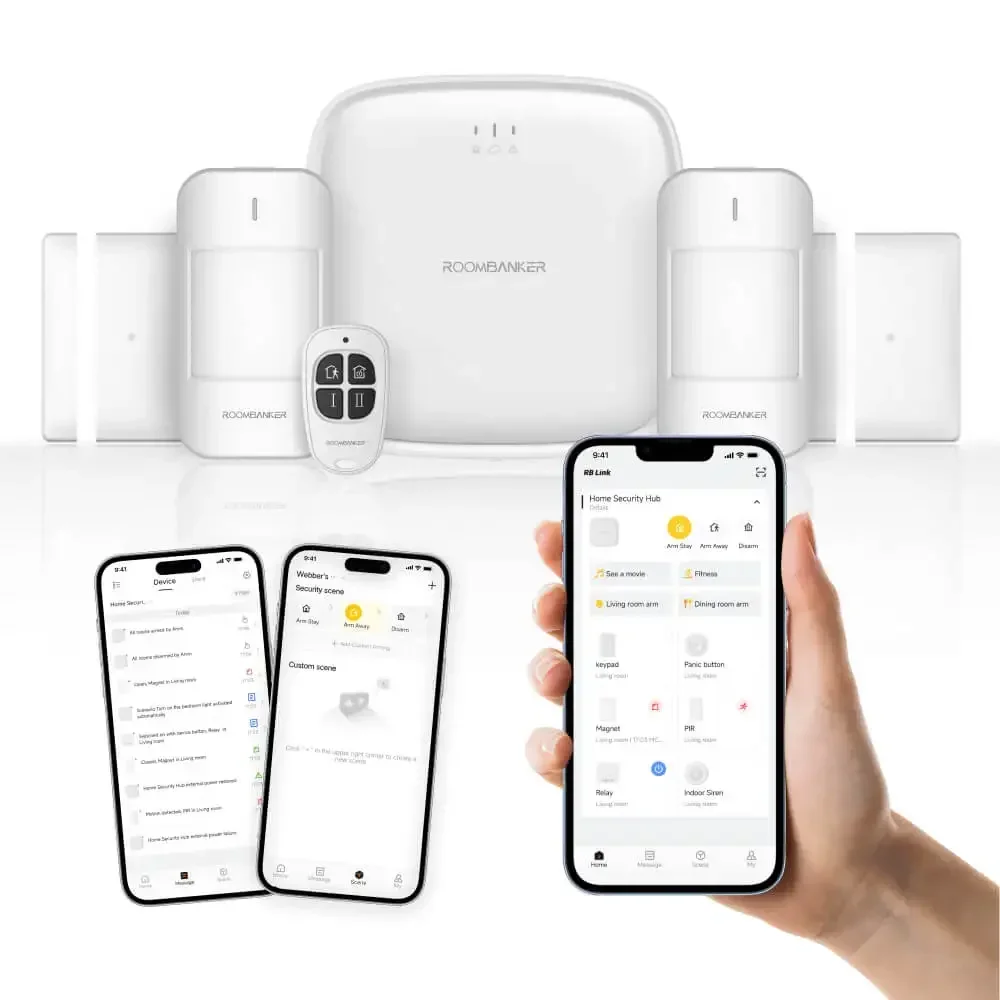 Домашняя охранная сигнализация Roombanker WIFI с бесплатной системой приложения для мониторинга сигнализации «сделай сам» До 64, беспроводная периферия и комнаты
Домашняя охранная сигнализация Roombanker WIFI с бесплатной системой приложения для мониторинга сигнализации «сделай сам» До 64, беспроводная периферия и комнаты