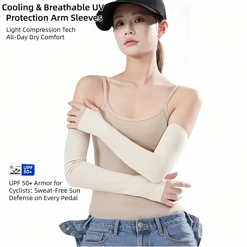 Cooling UV Arm Sleeves UPF 50+ - Light Compression Sun Protection for Cycling, Driving & Outdoor Sports, For Women & Man, Pink
Cooling UV Arm Sleeves UPF 50+ - Light Compression Sun Protection for Cycling, Driving & Outdoor Sports, For Women & Man, Pink