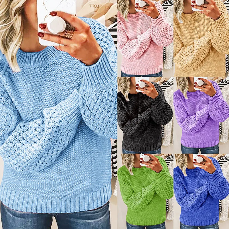 New Product Thickened Warm Sweater Solid Color Outer Wear Knitted Pullover Top Women's Design Knitted Sweater
New Product Thickened Warm Sweater Solid Color Outer Wear Knitted Pullover Top Women's Design Knitted Sweater