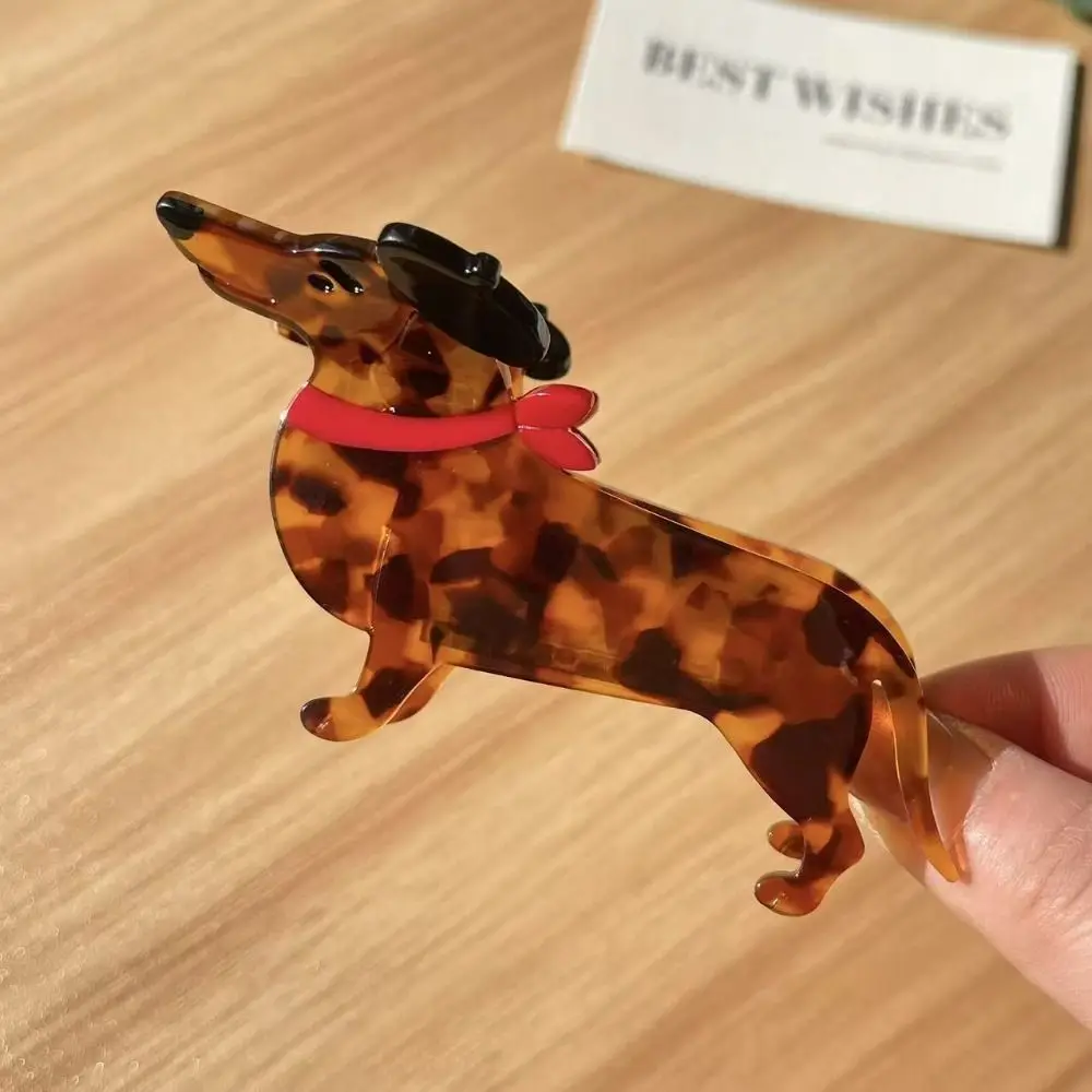 Animals Dachshund Hair Claw Large Puppy Cartoon Hairpin Shark Clip Acetic Acid Sausage Dog Hair Clip Hair Accessories
Animals Dachshund Hair Claw Large Puppy Cartoon Hairpin Shark Clip Acetic Acid Sausage Dog Hair Clip Hair Accessories