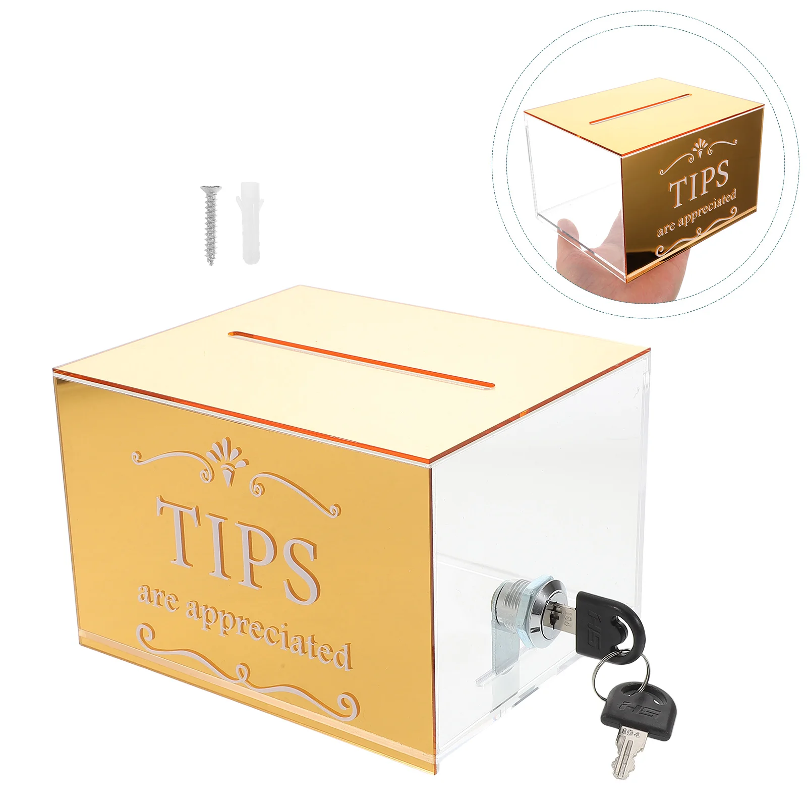 Donation Tip Box Light up Jar Money Christmas Acrylic Boxes for Fundraising Coin Collection Cases
Donation Tip Box Light up Jar Money Christmas Acrylic Boxes for Fundraising Coin Collection Cases