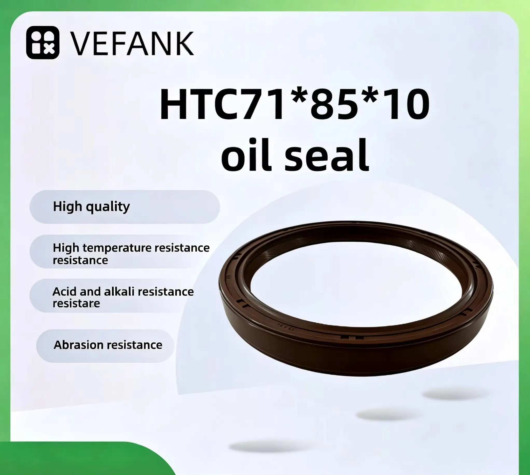 90311-71002 HTC 71x85x10 FKM High Temp Rotary Shaft Oil Seal, Corrosion Resistant Seal For Engine Crankshaft, Automotive Gearbox
90311-71002 HTC 71x85x10 FKM High Temp Rotary Shaft Oil Seal, Corrosion Resistant Seal For Engine Crankshaft, Automotive Gearbox