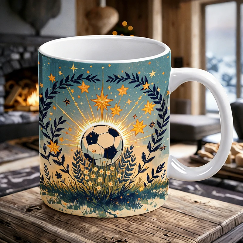 Celestial Soccer Wreath Mug Coffee Cup Ceramic Cup with a bottle opener function of 2026 Major Football Event
Celestial Soccer Wreath Mug Coffee Cup Ceramic Cup with a bottle opener function of 2026 Major Football Event