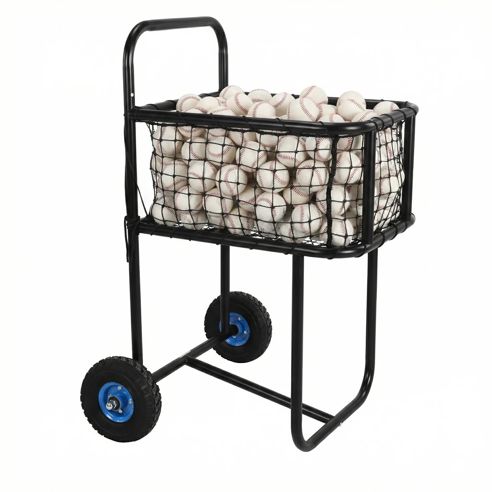 Portable Tennis Ball Hopper with Wheels Tennis Ball Basket Holds Hundreds of Balls for Basketball Football Volleyball Rugby
Portable Tennis Ball Hopper with Wheels Tennis Ball Basket Holds Hundreds of Balls for Basketball Football Volleyball Rugby