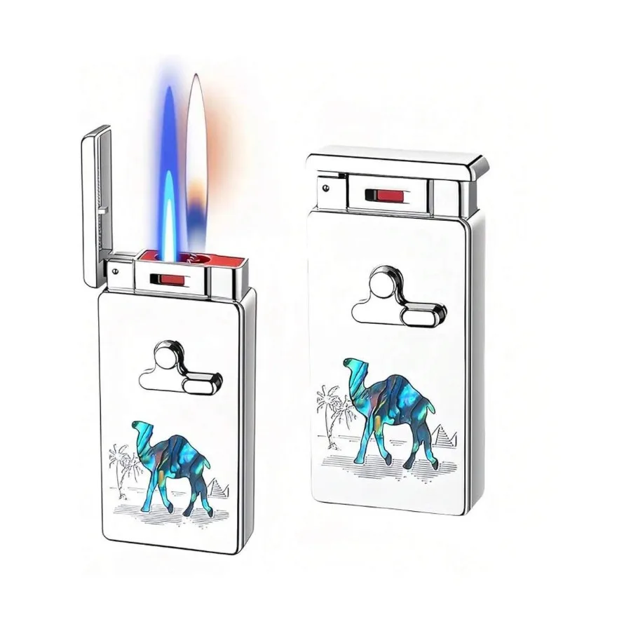 Smart Butane Torch Lighter, 5 Ignition Methods, Voice Controlled Dual Flame Lighter With Jet Blue Flame And Open Flame Options,
Smart Butane Torch Lighter, 5 Ignition Methods, Voice Controlled Dual Flame Lighter With Jet Blue Flame And Open Flame Options,