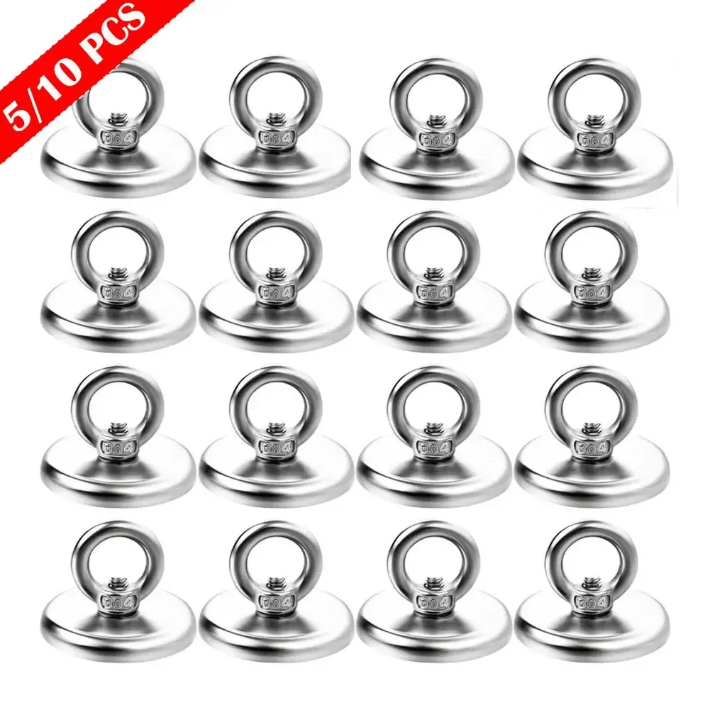 Super Strong Neodymium Magnet Hooks N52 Magnets Heavy Duty Rare Earth Magnet with Eyebolt for Salvage Magnetic Searcher Magnets
Super Strong Neodymium Magnet Hooks N52 Magnets Heavy Duty Rare Earth Magnet with Eyebolt for Salvage Magnetic Searcher Magnets