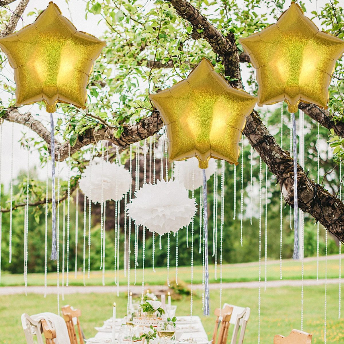 6pcs Colorful Five-Pointed Star Foil Reusable Blow Up Evenly Seal Tightly Festive Party Decoration Valentine's Day
6pcs Colorful Five-Pointed Star Foil Reusable Blow Up Evenly Seal Tightly Festive Party Decoration Valentine's Day