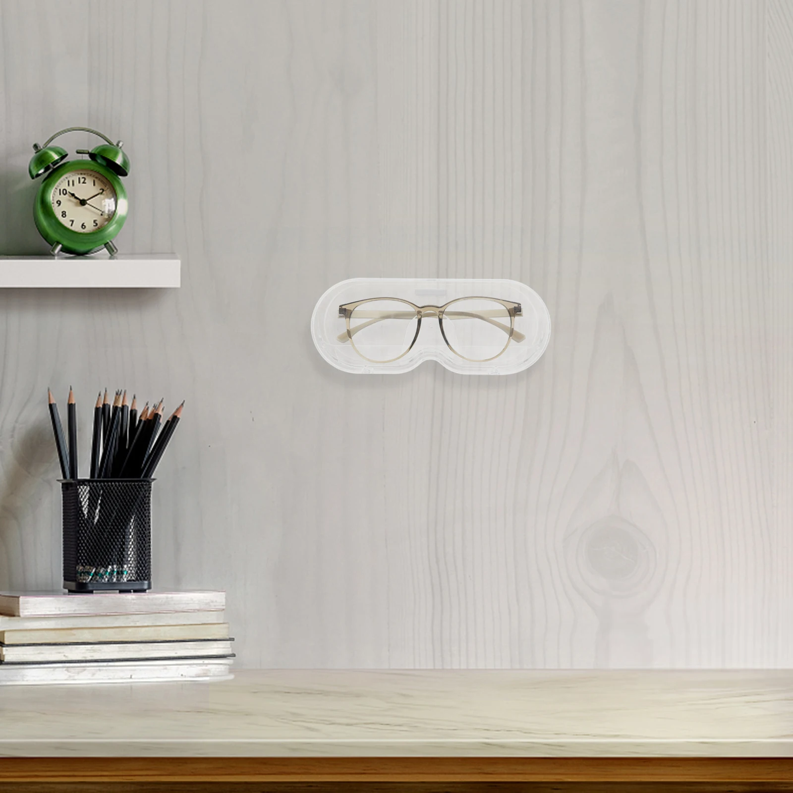 1pc Wall Mount Transparent Eyeglasses Storage Box Dustproof Hard Shell Sunglasses Holder Organizer For Glasses Phones Keys Clear
1pc Wall Mount Transparent Eyeglasses Storage Box Dustproof Hard Shell Sunglasses Holder Organizer For Glasses Phones Keys Clear