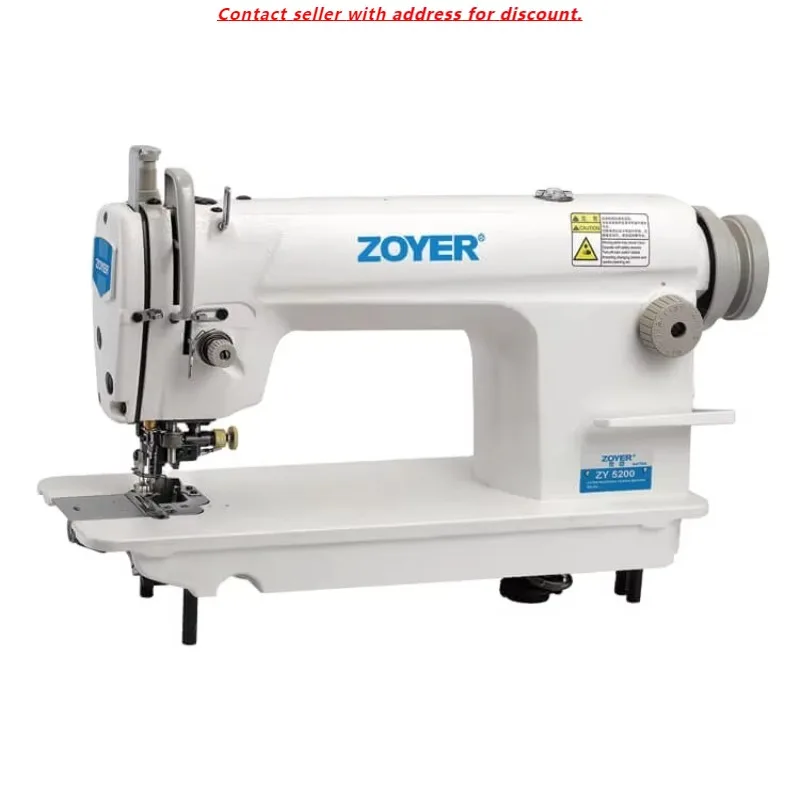 ZY5200 Zoyer High Speed Belt Drive Lockstitch Industrial Sewing Machine With Side Cutter
ZY5200 Zoyer High Speed Belt Drive Lockstitch Industrial Sewing Machine With Side Cutter