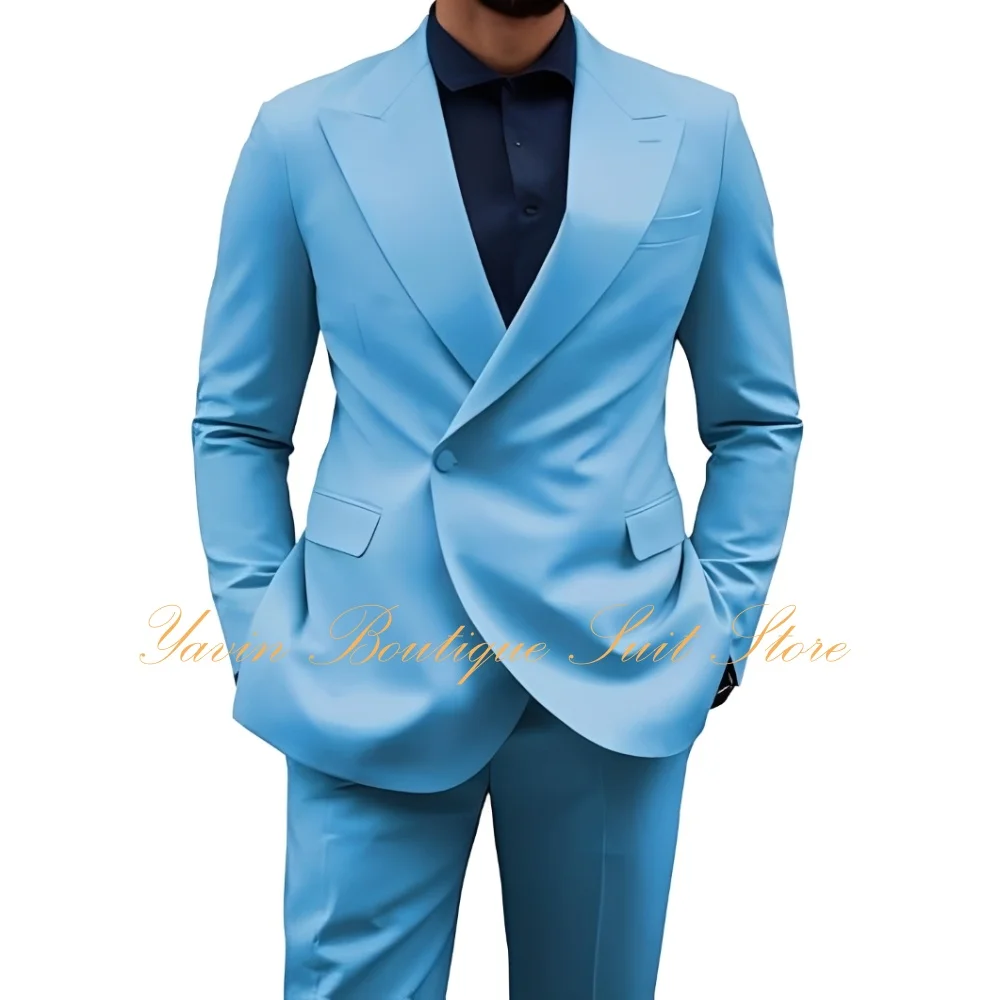 Formal Men 2 Piece Suit Slim Fit Suits for Men Wedding Prom Tuxedo Business Casual Men's Suits
Formal Men 2 Piece Suit Slim Fit Suits for Men Wedding Prom Tuxedo Business Casual Men's Suits
