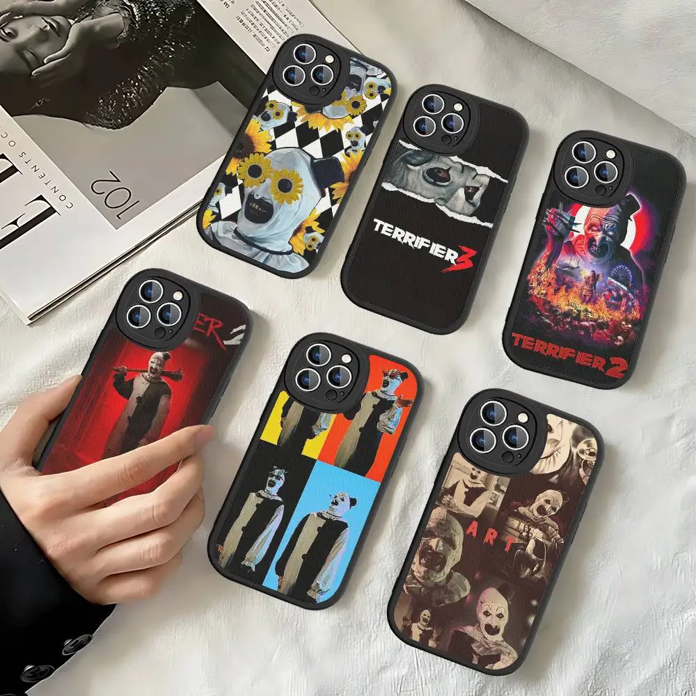 Popular Horror Movie T-Terrifier For IPhone 16 15 14 13 12 11 Pro Max Plus Shockproof Leather Soft Phone Cover
Popular Horror Movie T-Terrifier For IPhone 16 15 14 13 12 11 Pro Max Plus Shockproof Leather Soft Phone Cover