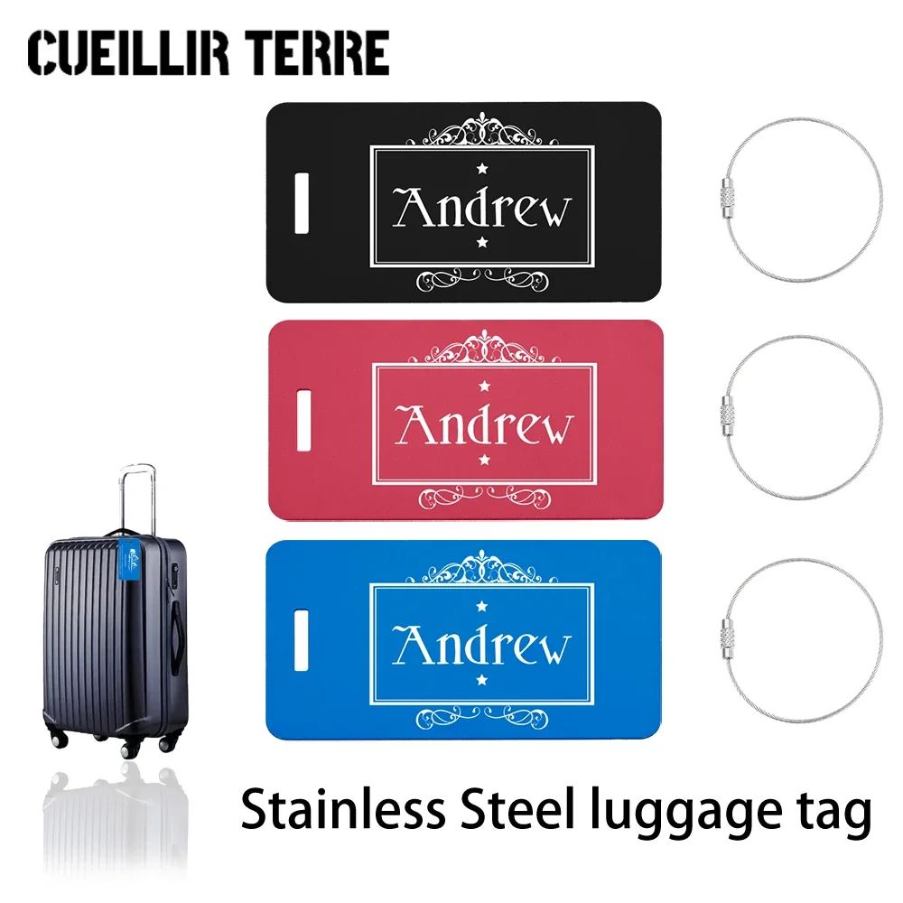 DIY Personalized Luggage Tags Laser Reusable Travel Tags Engraving Fashion Metal Travel Luggage Tags Baggage Suitcase Number
DIY Personalized Luggage Tags Laser Reusable Travel Tags Engraving Fashion Metal Travel Luggage Tags Baggage Suitcase Number