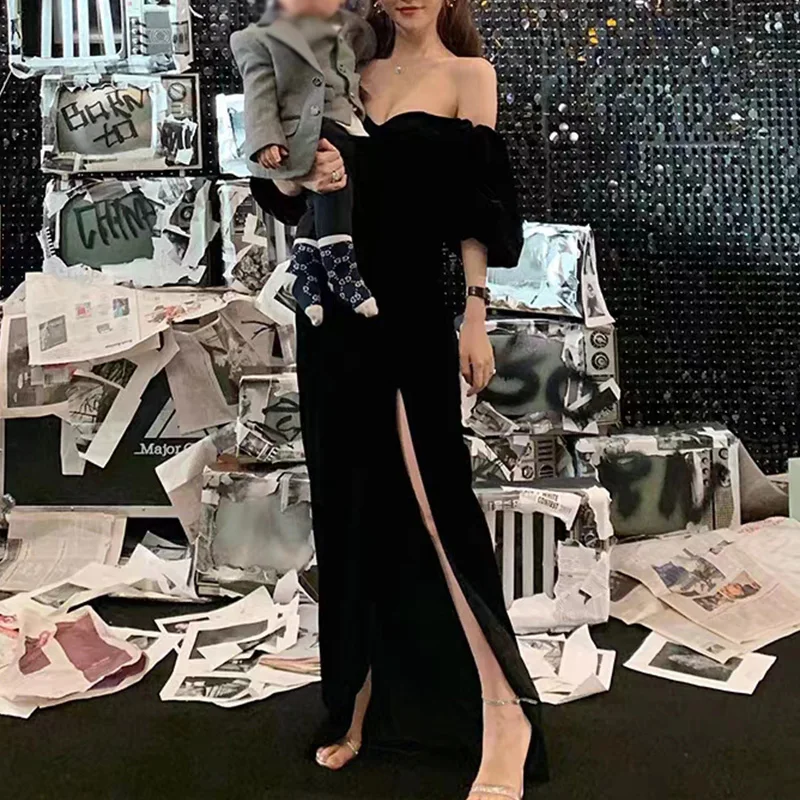 Ele One-oulder Evening Gown Women's Host Dr Luxury mat Bla Par Dr for Anniversary Birthday Celebration
Ele One-oulder Evening Gown Women's Host Dr Luxury mat Bla Par Dr for Anniversary Birthday Celebration