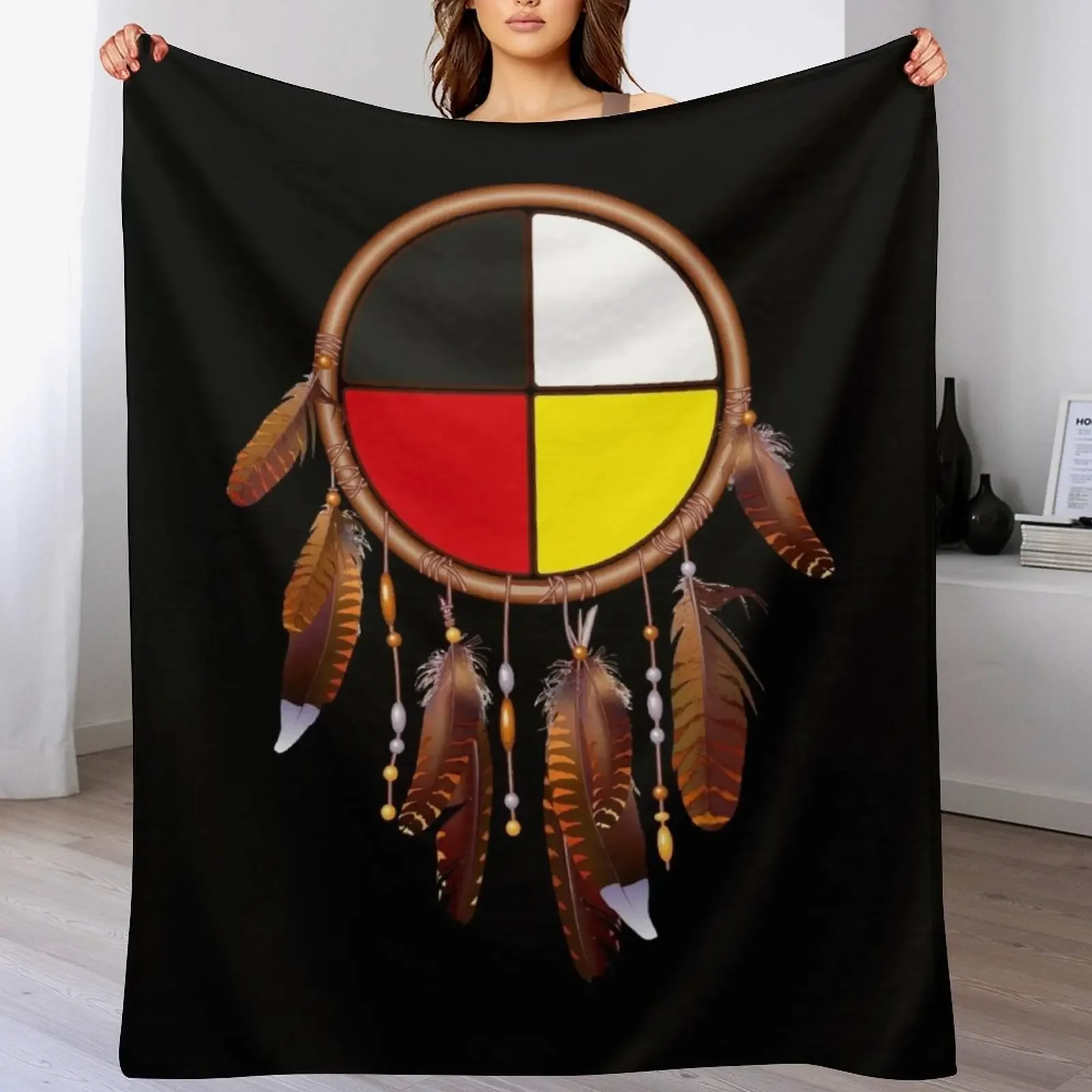 Native American-medicine wheel-dreamcatcher Throw Blanket Soft Beds Kid'S Sofas Sofa Quilt Blankets
Native American-medicine wheel-dreamcatcher Throw Blanket Soft Beds Kid'S Sofas Sofa Quilt Blankets