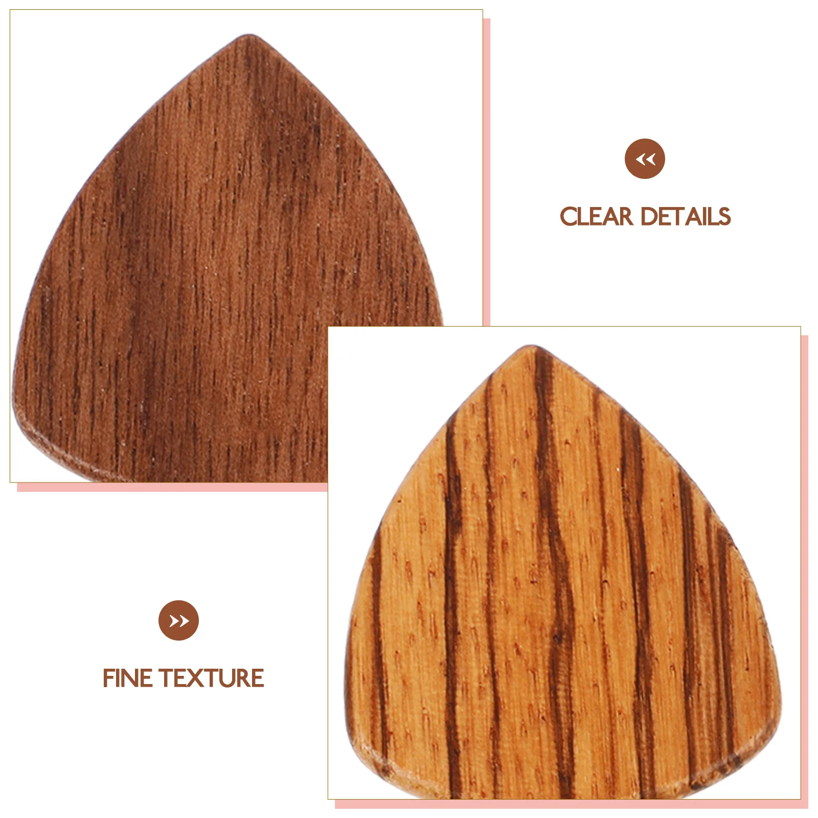 Guitar Picks Wooden for Acoustic Electric Guitars Bass Accessories Small Size Lightweight Comfortable Folk Music Instrument
Guitar Picks Wooden for Acoustic Electric Guitars Bass Accessories Small Size Lightweight Comfortable Folk Music Instrument