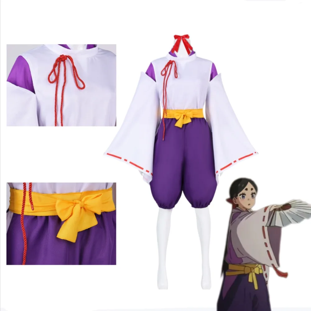 The World Is Dancing Oniyasha Cosplay Purple White Short Miko Outfit Full Set Adult Women Anime Halloween Comic Con Costume
The World Is Dancing Oniyasha Cosplay Purple White Short Miko Outfit Full Set Adult Women Anime Halloween Comic Con Costume