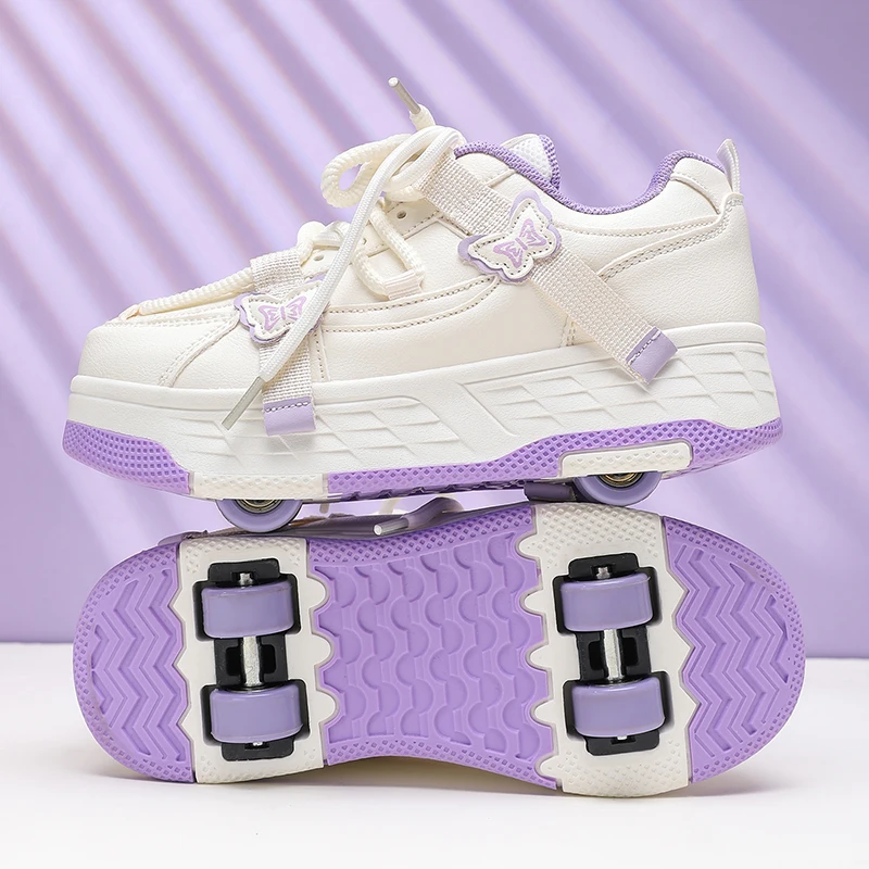 Ultra-Light 4-Wheel Detachable Roller Skates for Kids Outdoor Casual Sneakers for Boys & Girls Sport Entertainment
Ultra-Light 4-Wheel Detachable Roller Skates for Kids Outdoor Casual Sneakers for Boys & Girls Sport Entertainment