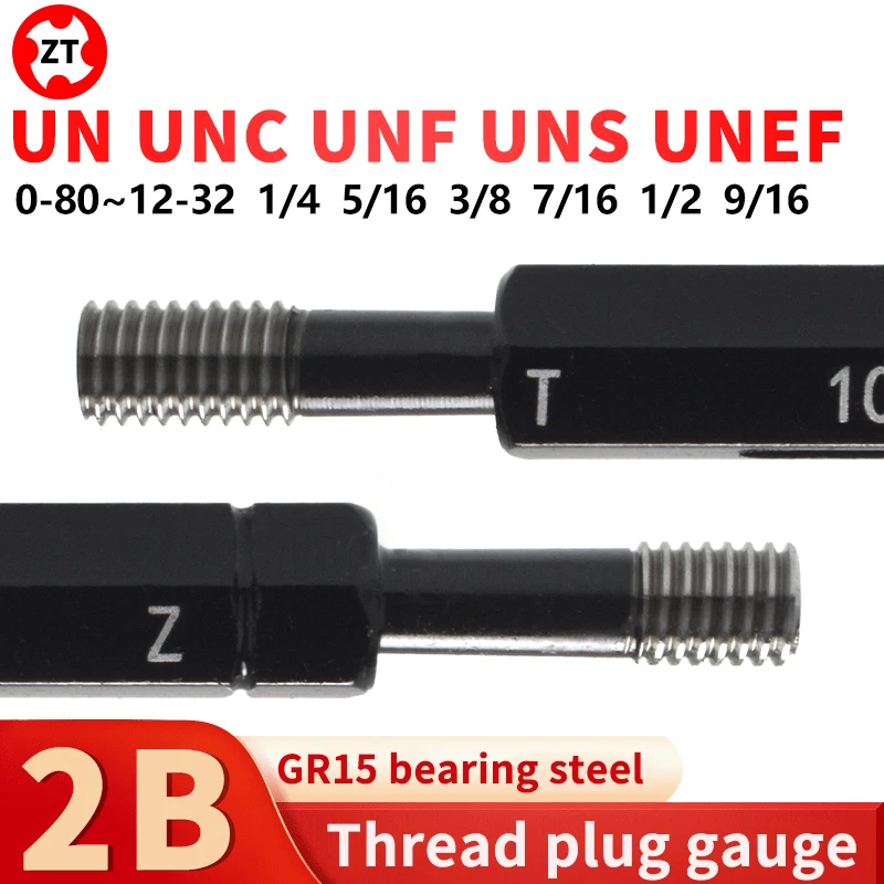 1PCS 2B Left Tooth Thread Plug Gauge 0-80~12-32 1l4 5l16 3l8 7I16 1l2 9I16 LH UN/UNC/UNF/UNS/UNEF America Standard Fine Measure
1PCS 2B Left Tooth Thread Plug Gauge 0-80~12-32 1l4 5l16 3l8 7I16 1l2 9I16 LH UN/UNC/UNF/UNS/UNEF America Standard Fine Measure