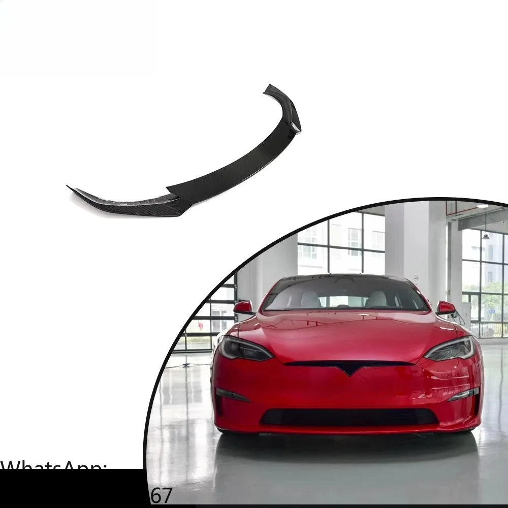 Carbon Fiber Front Bumper Lip for Tesla Model S 2021-2023
Carbon Fiber Front Bumper Lip for Tesla Model S 2021-2023