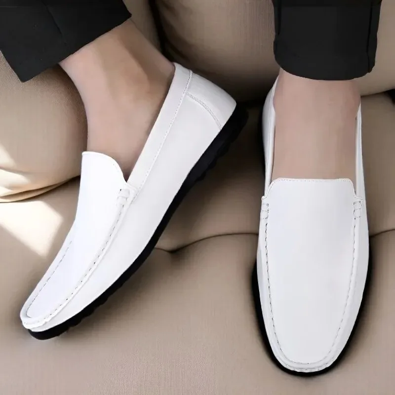 Men's daily casual leather shoes driving shoes new four-season general Doudou men's shoes outdoor lazy one pedal
Men's daily casual leather shoes driving shoes new four-season general Doudou men's shoes outdoor lazy one pedal