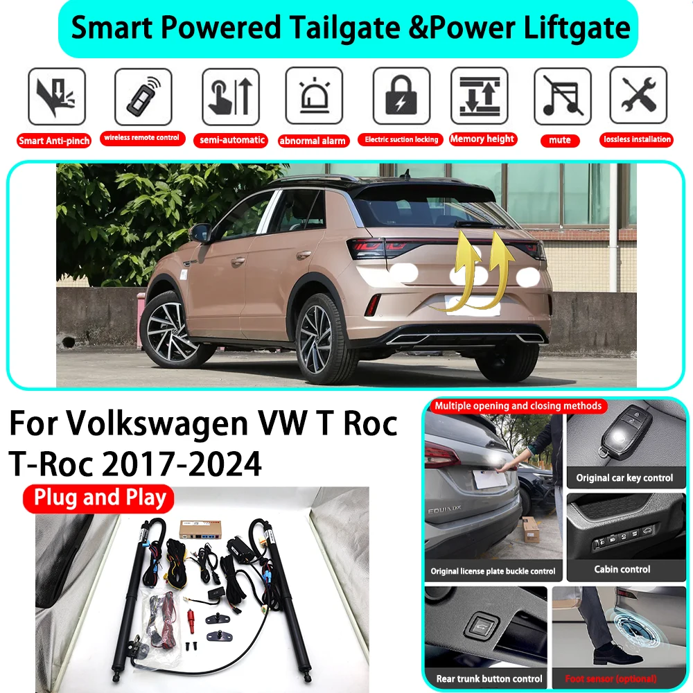 for Volkswagen VW T Roc T-Roc 2017-2024 OEM Smart Automatic Powered Tailgate Electric Power Tailgate Lift Kit Key Close
for Volkswagen VW T Roc T-Roc 2017-2024 OEM Smart Automatic Powered Tailgate Electric Power Tailgate Lift Kit Key Close