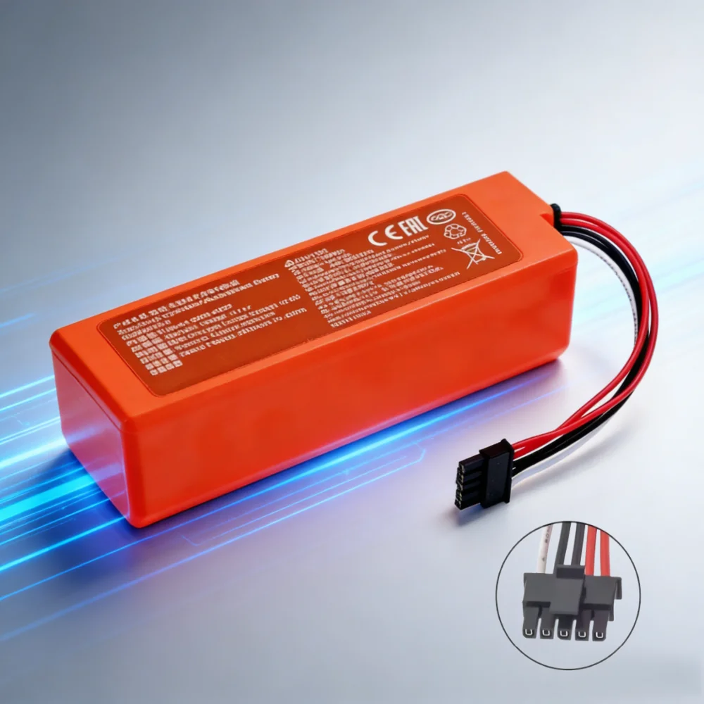 D099-4S2P 14.4V 5200mAh Battery Compatible with Xiaomi Mijia MJSTS MJSTS1 MJST1S Mopping Robot Vacuum Cleaner
D099-4S2P 14.4V 5200mAh Battery Compatible with Xiaomi Mijia MJSTS MJSTS1 MJST1S Mopping Robot Vacuum Cleaner