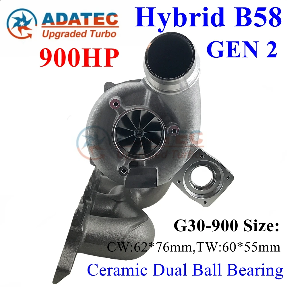900HP GEN 2 Hybrid B58 Turbo Керамический двойной шарикоподшипник 18559700063 18559710063 8679022 Обновленная турбина для двигателя BMW B58 3.0L
900HP GEN 2 Hybrid B58 Turbo Керамический двойной шарикоподшипник 18559700063 18559710063 8679022 Обновленная турбина для двигателя BMW B58 3.0L