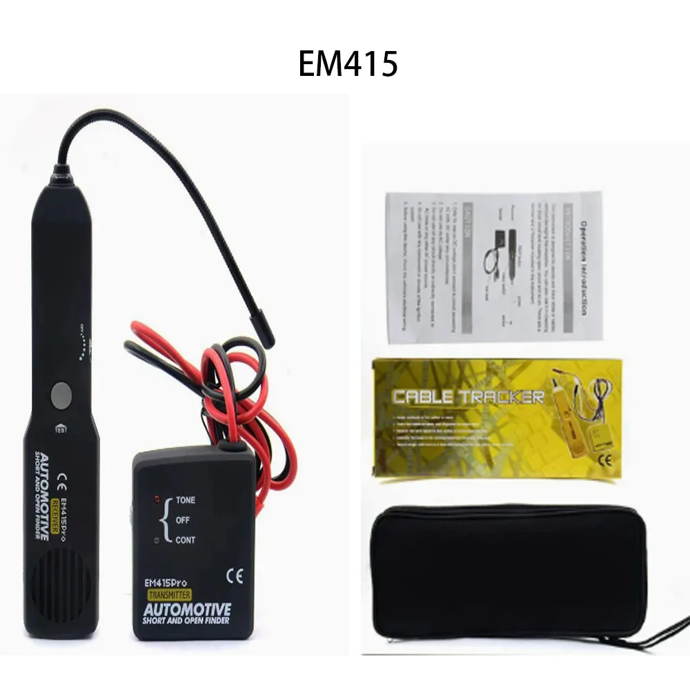 Car Automotive Short & Open Finder EM415PRO Car Short Circuit Detector Car Repair Tool detector Track the cables or wires
Car Automotive Short & Open Finder EM415PRO Car Short Circuit Detector Car Repair Tool detector Track the cables or wires