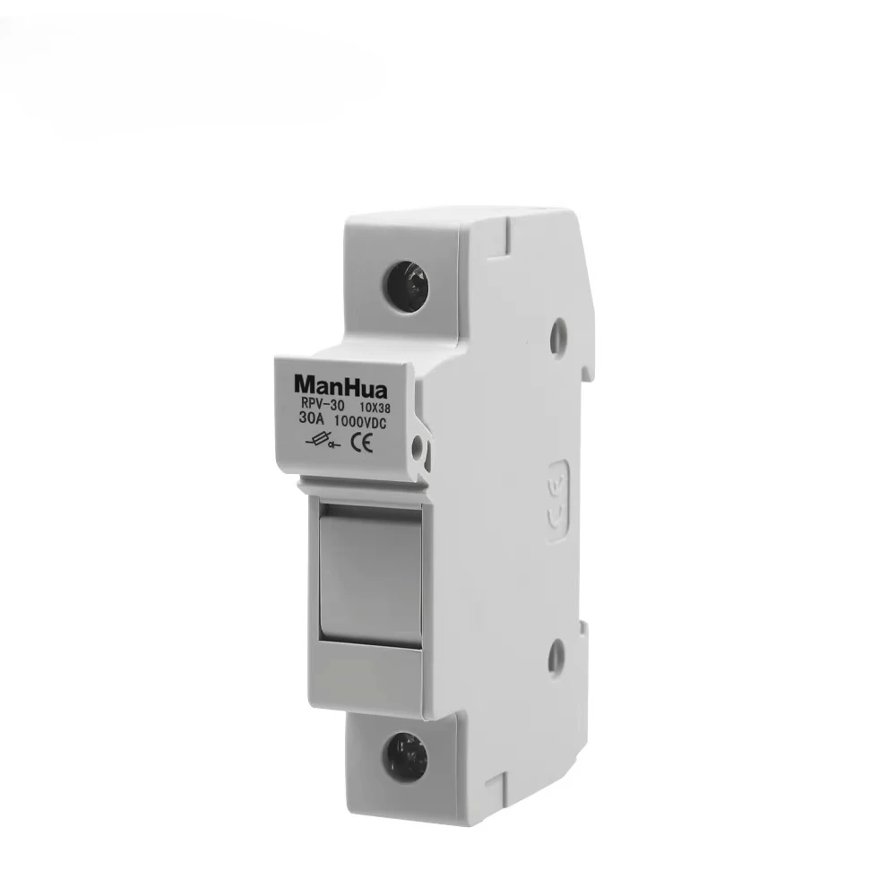 1P Solar PV Fuse Holder DC 1000V PV Fuses 10A/15A/30A High Voltage for Solar System Protection and Isolation Din Rail Mounting
1P Solar PV Fuse Holder DC 1000V PV Fuses 10A/15A/30A High Voltage for Solar System Protection and Isolation Din Rail Mounting