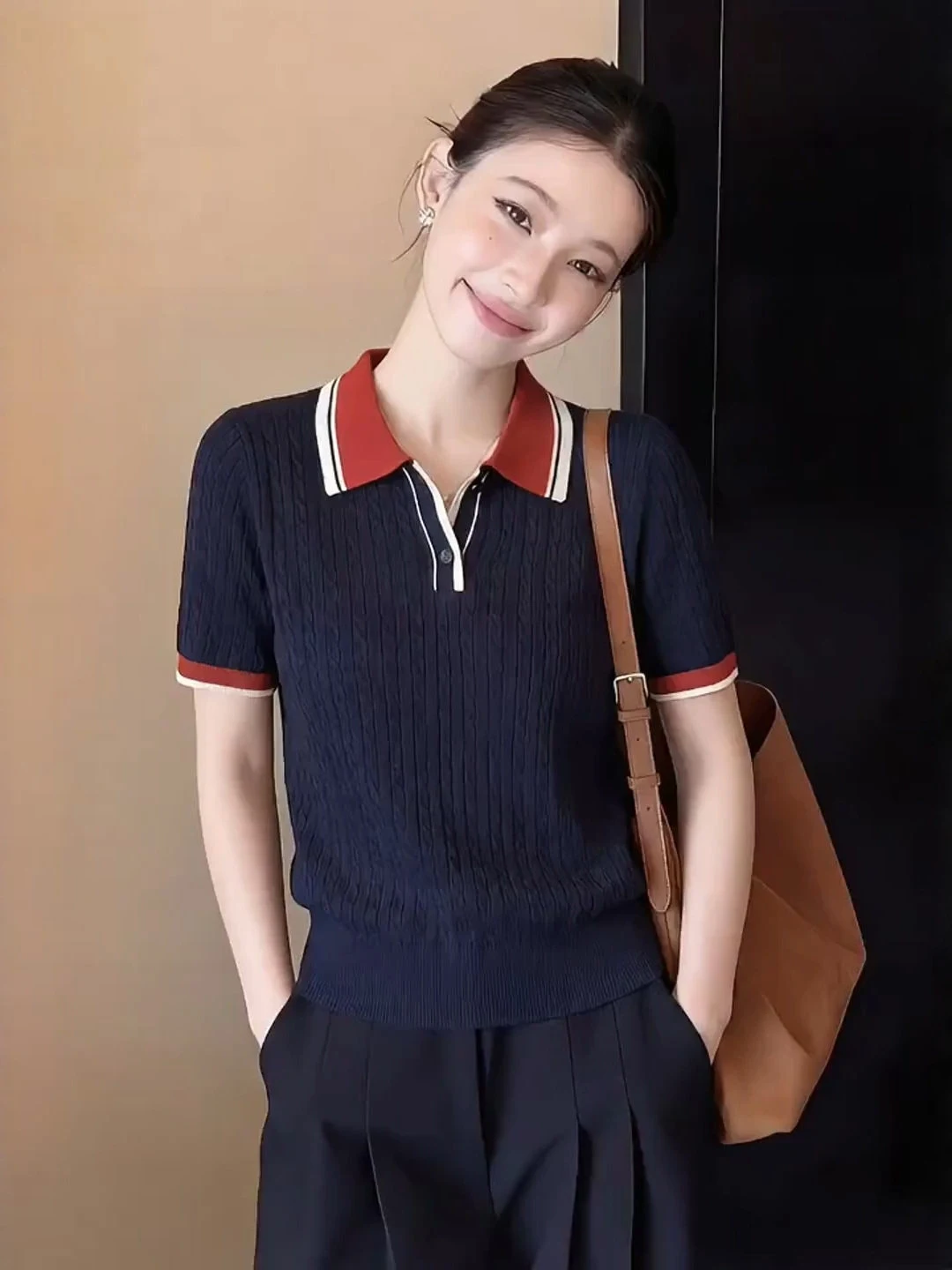 plus Size Women's Neck Short Sleeve Knitwear Summer New Style Slimming Commute Personality Top Color Block Design Korean...
plus Size Women's Neck Short Sleeve Knitwear Summer New Style Slimming Commute Personality Top Color Block Design Korean...